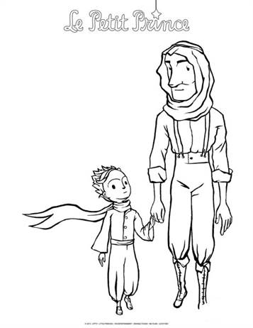 Kids-n-fun.com | 9 coloring pages of The little Prince